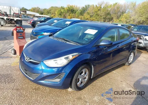 2015 Hyundai Elantra Se из США, поврежденный, VIN 5NPDH4AE3FH650707